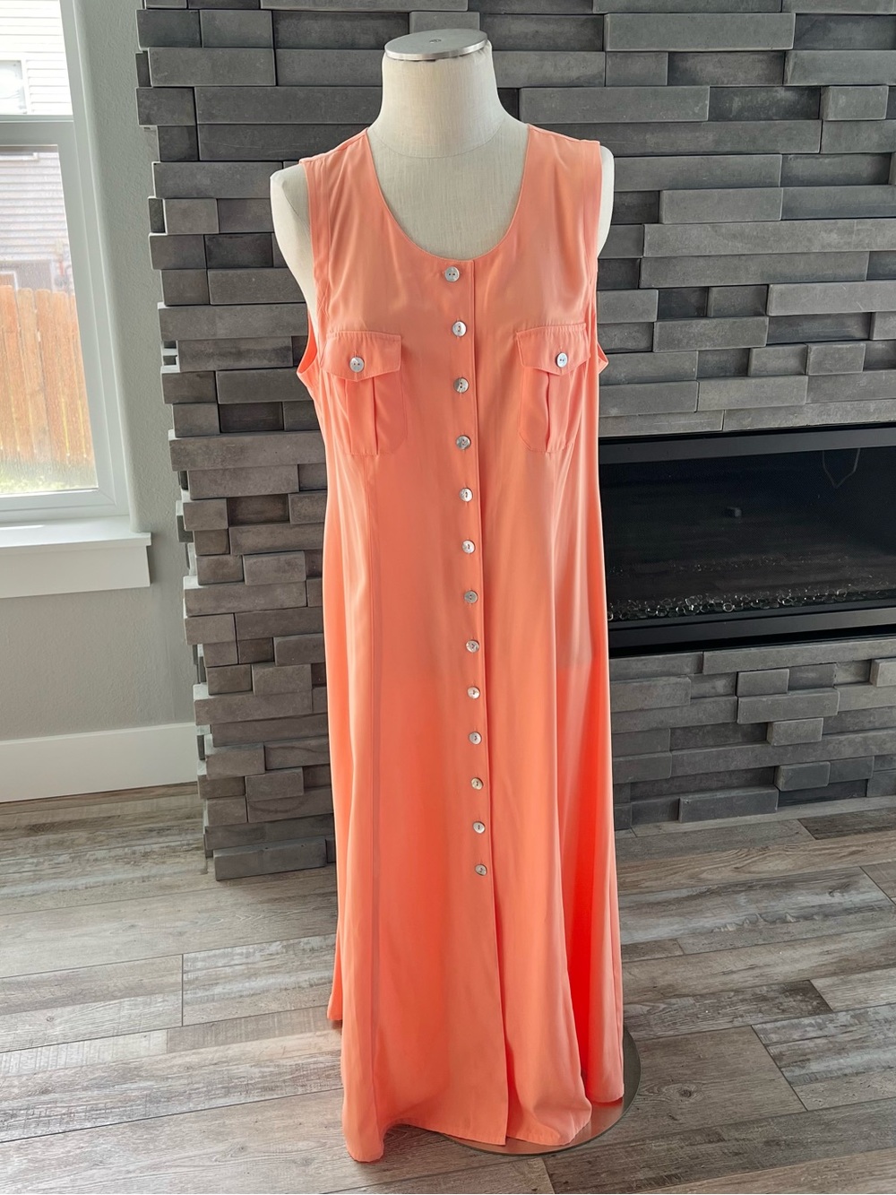 Reflections by Spiegel Women’s Vintage Sleeveless Maxi Dress Size 14